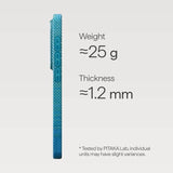Magsafe Калъф за Samsung S26 Ultra, Pitaka Edge Case Lucid Blue, Син (4)