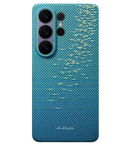 Magsafe Калъф за Samsung S26 Ultra, Pitaka Edge Case Lucid Blue, Син (2)