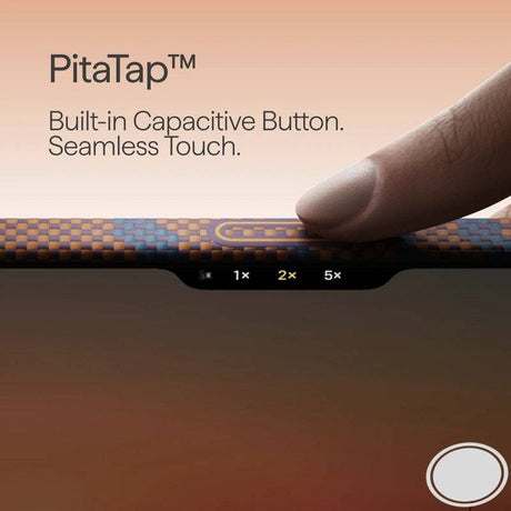 Magsafe Калъф за iPhone 17 Pro, Pitaka Edge Breath of Veins Case Burning Orange, Оранжев (5)