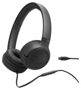 Слушалки с Кабел, JBL Tune 530C USB-C, Черен