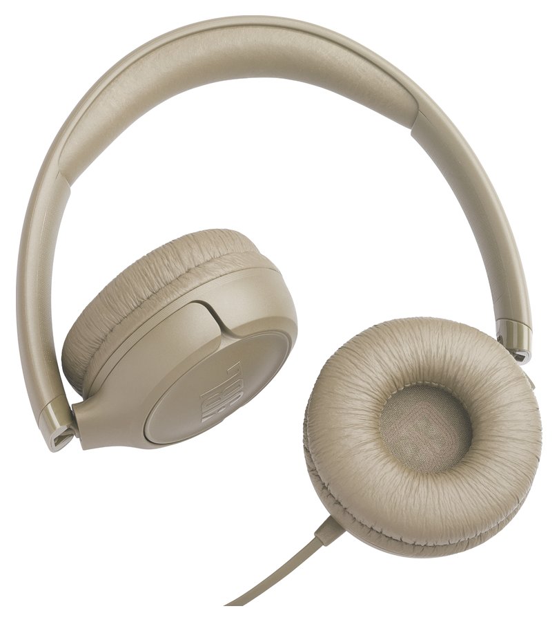 Слушалки с Кабел, JBL Tune 530C USB-C, Бежов (4)