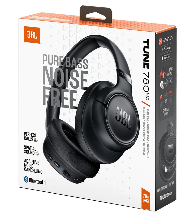 Безжични Слушалки, JBL Tune 780NC, Черен (9)
