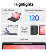 Калъф с Клавиатура за Samsung Tab S11 Ultra, Dux Ducis Keyboard 2in1 Case, Черен (7)