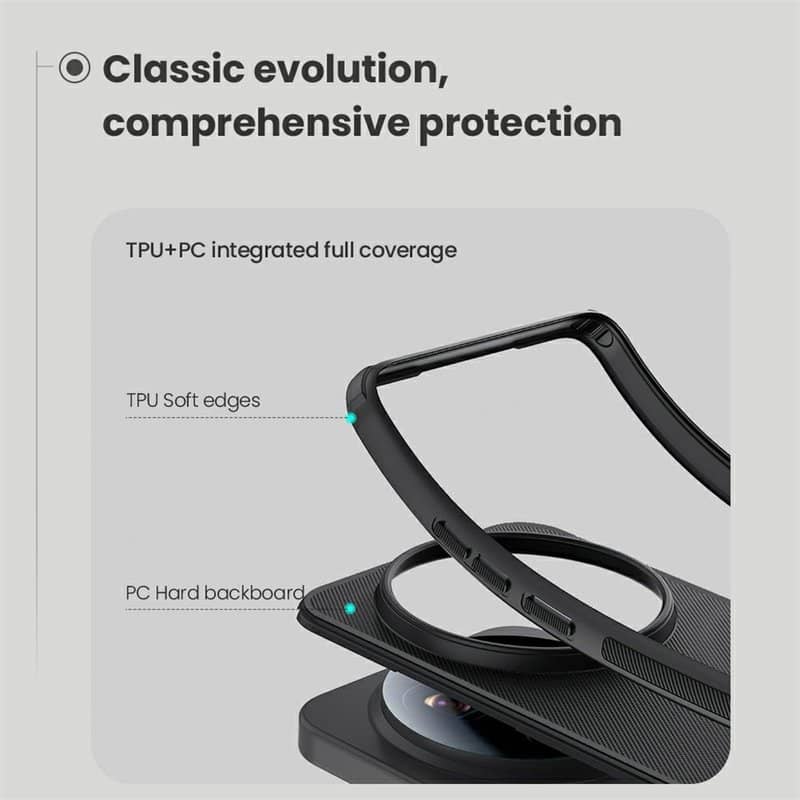 Magsafe Калъф за Xiaomi 17 Ultra, Nillkin Super Frosted Pro Case, Черен (9)