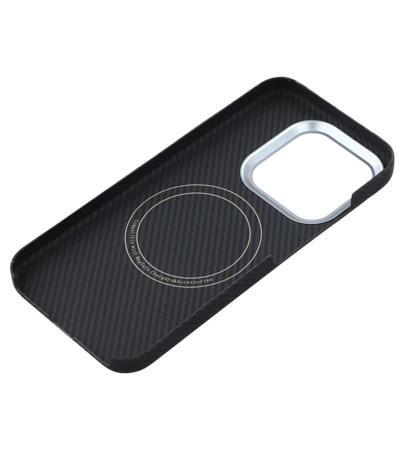 Карбонов Калъф за Xiaomi 17, Aramid Fiber Case, Черен (4)