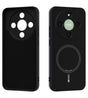 MagSafe Силиконов Калъф за Honor Magic 8 Lite, Liquid Silicone Case, Черен