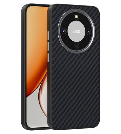 Magsafe Калъф за Honor Magic 8 Lite, Carbon Desigh Case, Черен