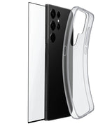 Калъф с Протектор за Samsung S23 Ultra, CellularLine Protection Kit, Прозрачен (3)
