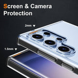 Калъф с Протектор за Samsung S23 Ultra, CellularLine Protection Kit, Прозрачен (6)