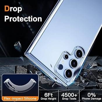 Калъф с Протектор за Samsung S23 Ultra, CellularLine Protection Kit, Прозрачен (7)
