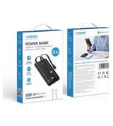 Външна батерия, Veger USB-C/Lightning 10000mAh 22.5W, Черен (8)