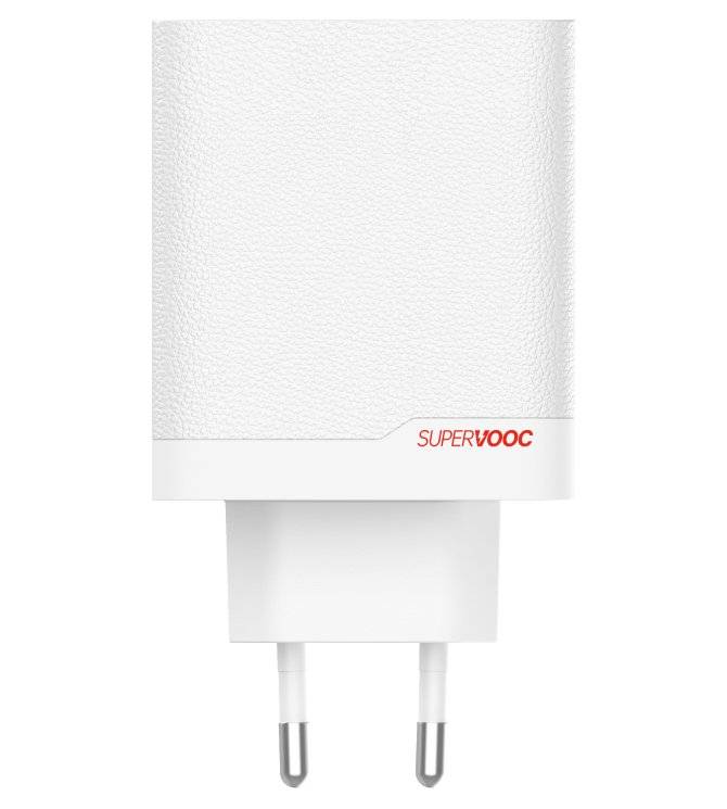 Оригинално Зарядно с Кабел, OnePlus SuperVooc 120W Dual Ports GaN Power Adapter Kit Charger, Бял (5)