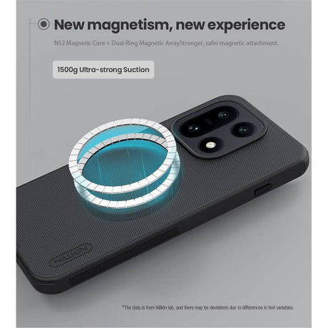Magsafe Калъф за OnePlus 15, Nillkin Super Frosted Pro Case, Черен (6)