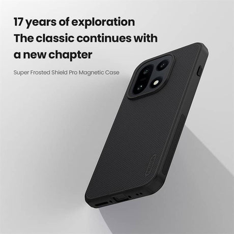 Magsafe Калъф за OnePlus 15, Nillkin Super Frosted Pro Case, Черен (9)