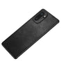 Кожен Калъф за OnePlus 15R, Leather Coated Case, Черен