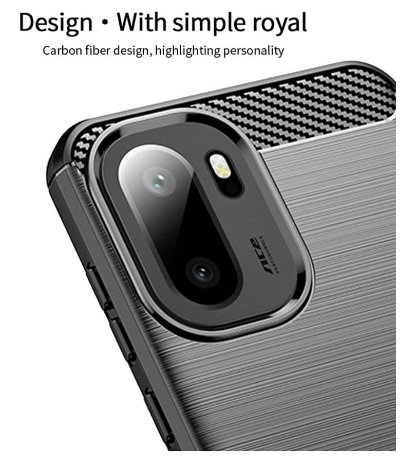 Противоударен Калъф за OnePlus 15R, Premium Carbon Case, Черен (2)