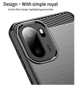 Противоударен Калъф за OnePlus 15R, Premium Carbon Case, Черен (2)