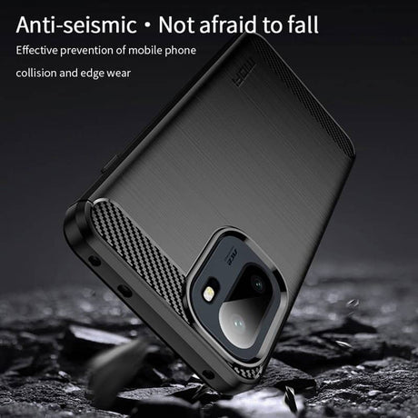 Противоударен Калъф за OnePlus 15R, Premium Carbon Case, Черен (4)