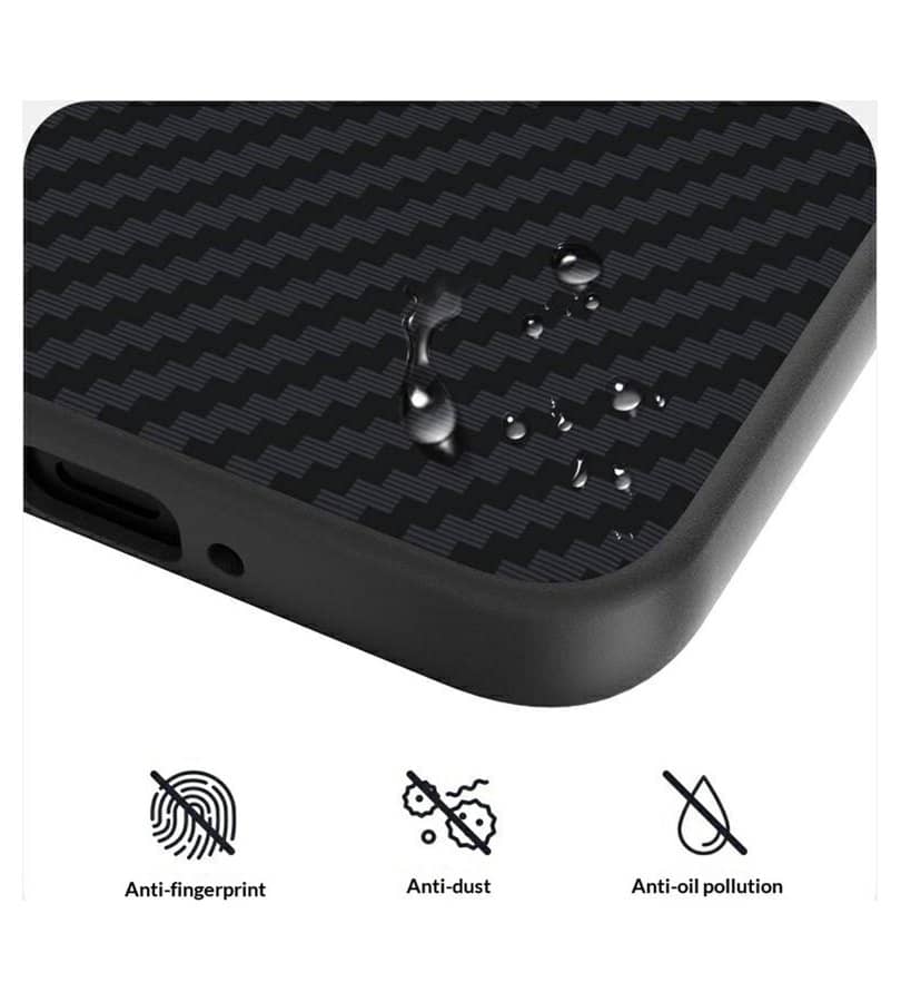 Magsafe Калъф за OnePlus 15R, Carbon Desigh Case, Черен (6)