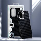 Magsafe Калъф за OnePlus 15R, Carbon Desigh Case, Черен (7)