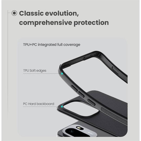 Magsafe Калъф за OnePlus 15R, Nillkin Super Frosted Pro Case, Черен (5)