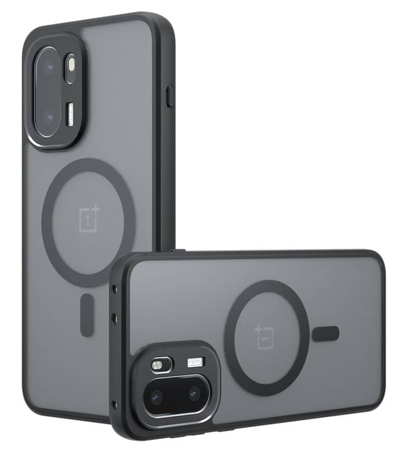 Magsafe Калъф за OnePlus 15R, Matte Smoky Case, Черен