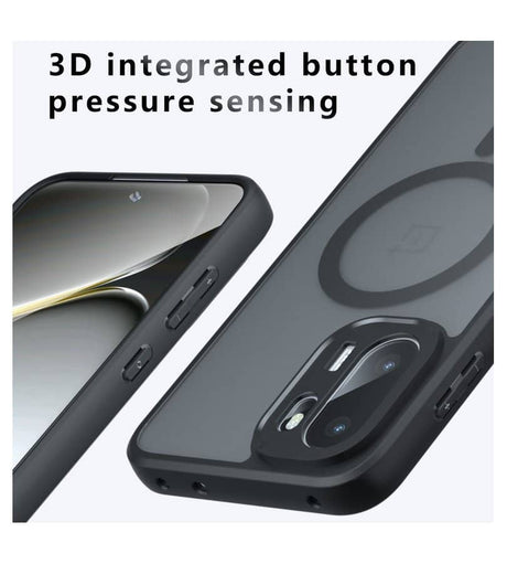 Magsafe Калъф за OnePlus 15R, Matte Smoky Case, Черен (7)