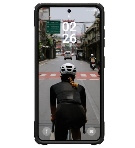 Magsafe Противоударен Калъф за Samsung S26 Plus, UAG Plasma XTE Case Black-Orange, Черен (6)