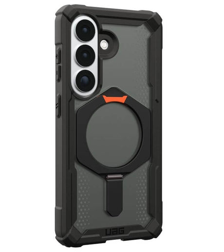 Magsafe Противоударен Калъф за Samsung S26 Plus, UAG Plasma XTE Case Black-Orange, Черен (3)