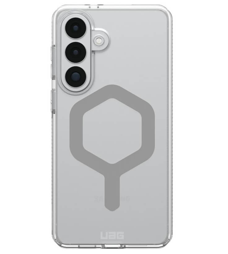 Magsafe Противоударен Калъф за Samsung S26 Plus, UAG Plyo Case Ice/silver, Прозрачен (4)