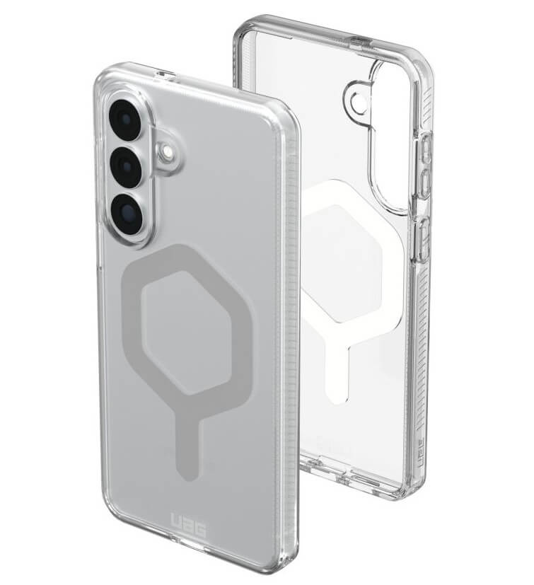 Magsafe Противоударен Калъф за Samsung S26 Plus, UAG Plyo Case Ice/silver, Прозрачен (3)