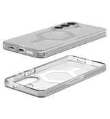 Magsafe Противоударен Калъф за Samsung S26 Plus, UAG Plyo Case Ice/silver, Прозрачен (2)