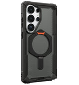 Magsafe Противоударен Калъф за Samsung S26 Ultra, UAG Plasma XTE Case Black-Orange, Черен (3)