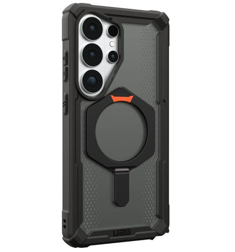 Magsafe Противоударен Калъф за Samsung S26 Ultra, UAG Plasma XTE Case Black-Orange, Черен (3)