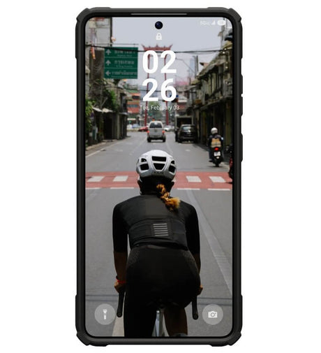 Magsafe Противоударен Калъф за Samsung S26 Ultra, UAG Plasma XTE Case Black-Orange, Черен (6)