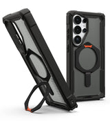 Magsafe Противоударен Калъф за Samsung S26 Ultra, UAG Plasma XTE Case Black-Orange, Черен