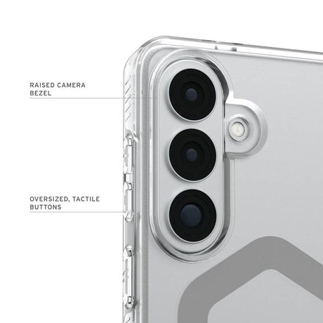 Magsafe Противоударен Калъф за Samsung S26 Plus, UAG Plyo Case Ice/silver, Прозрачен (9)
