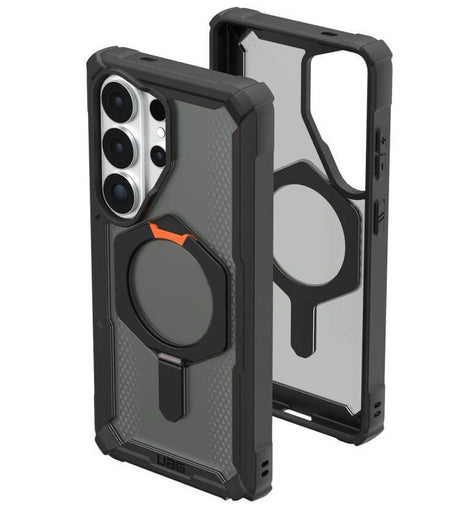 Magsafe Противоударен Калъф за Samsung S26 Ultra, UAG Plasma XTE Case Black-Orange, Черен (4)