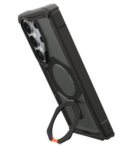 Magsafe Противоударен Калъф за Samsung S26 Ultra, UAG Plasma XTE Case Black-Orange, Черен (8)