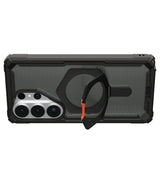 Magsafe Противоударен Калъф за Samsung S26 Ultra, UAG Plasma XTE Case Black-Orange, Черен (7)