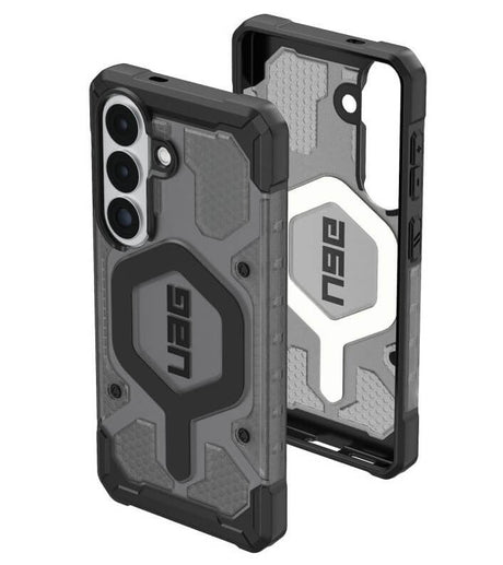 Magsafe Противоударен Калъф за Samsung S26 Plus, UAG Pathfinder Clear Case Ash/Black, Черен (5)