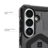 Magsafe Противоударен Калъф за Samsung S26 Plus, UAG Pathfinder Clear Case Ash/Black, Черен (6)