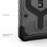 Magsafe Противоударен Калъф за Samsung S26 Plus, UAG Pathfinder Clear Case Ash/Black, Черен (8)