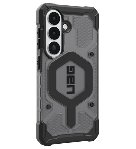 Magsafe Противоударен Калъф за Samsung S26 Plus, UAG Pathfinder Clear Case Ash/Black, Черен (3)