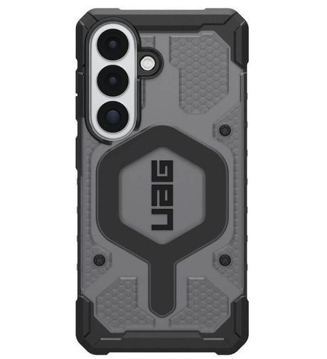 Magsafe Противоударен Калъф за Samsung S26, UAG Pathfinder Clear Case Ash/Black, Черен (2)