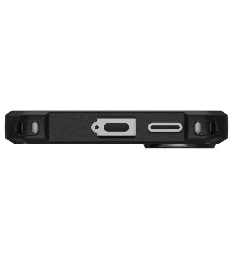 Magsafe Противоударен Калъф за Samsung S26, UAG Pathfinder Clear Case Ash/Black, Черен (10)