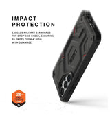 Magsafe Противоударен Калъф за Samsung S26 Ultra, UAG Monarch Pro Kevlar Case, Черен (11)