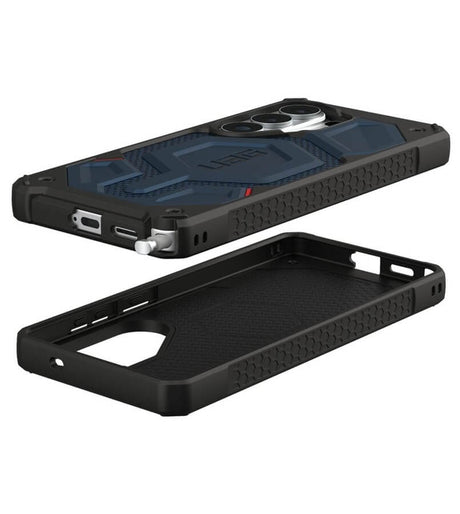 Magsafe Противоударен Калъф за Samsung S26 Ultra, UAG Monarch Pro Kevlar Case Mallard, Син (5)