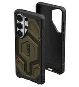 Magsafe Противоударен Калъф за Samsung S26 Ultra, UAG Monarch Pro Kevlar Case Element Green, Зелен (4)