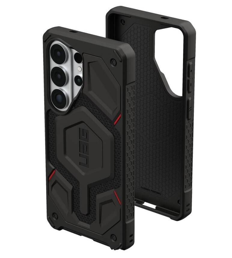Magsafe Противоударен Калъф за Samsung S26 Ultra, UAG Monarch Pro Kevlar Case, Черен (3)